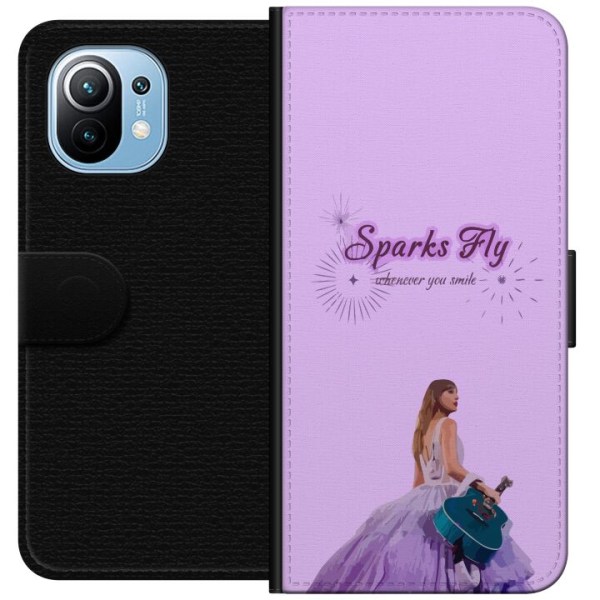 Xiaomi Mi 11 Tegnebogsetui Taylor Swift - Sparks Fly