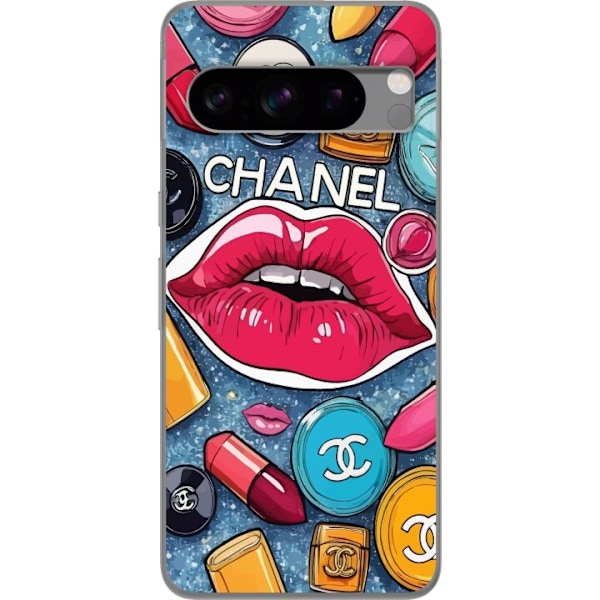 Google Pixel 8 Pro Genomskinligt Skal Chanel Lips
