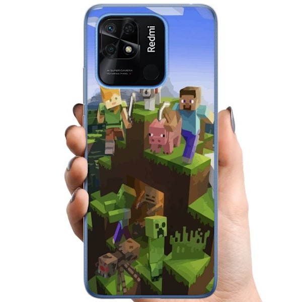 Xiaomi Redmi 10C TPU Mobildeksel MineCraft