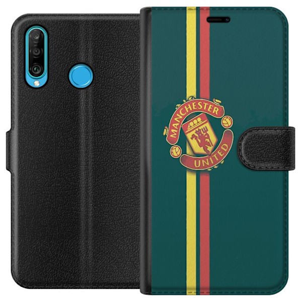 Huawei P30 lite Lommeboketui Manchester United F.C.