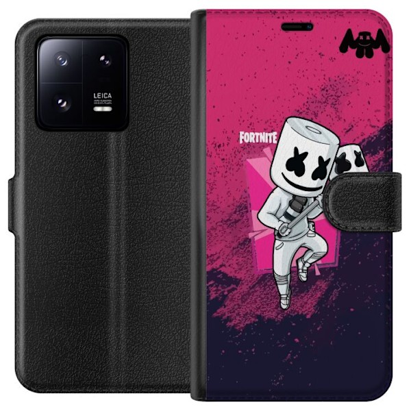 Xiaomi 13 Pro Lompakkokotelo Marshmello Fortnite Skin Emote Gaming DJ Hahmo Suosittu Aihe Lapsi Nuori Trendi
