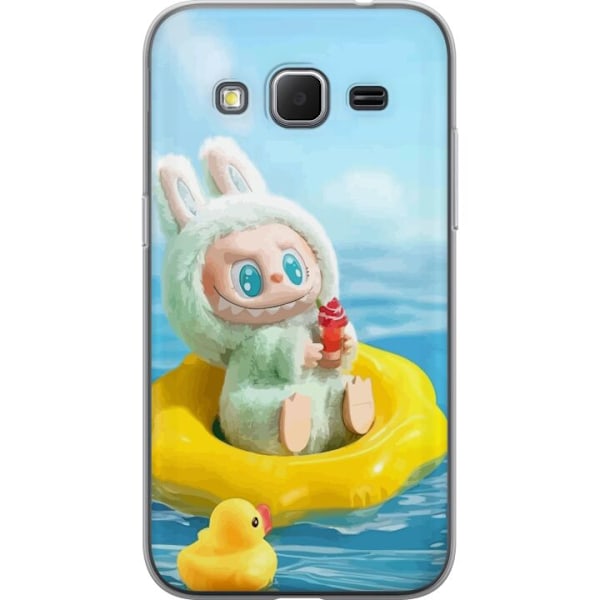 Samsung Galaxy Core Prime Läpinäkyvä kuori Labubu Macaron-sarja