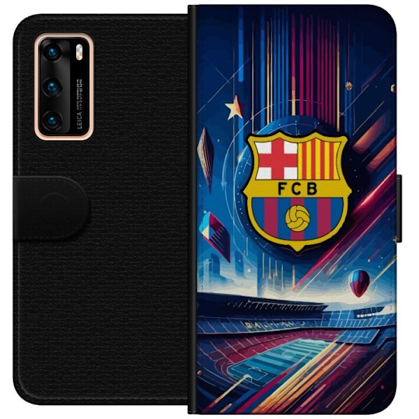 Huawei P40 Tegnebogsetui FC Barcelona