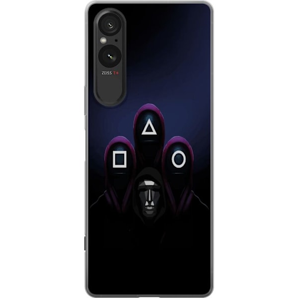 Sony Xperia 5 V Genomskinligt Skal Squid Game 2 - Huvuden