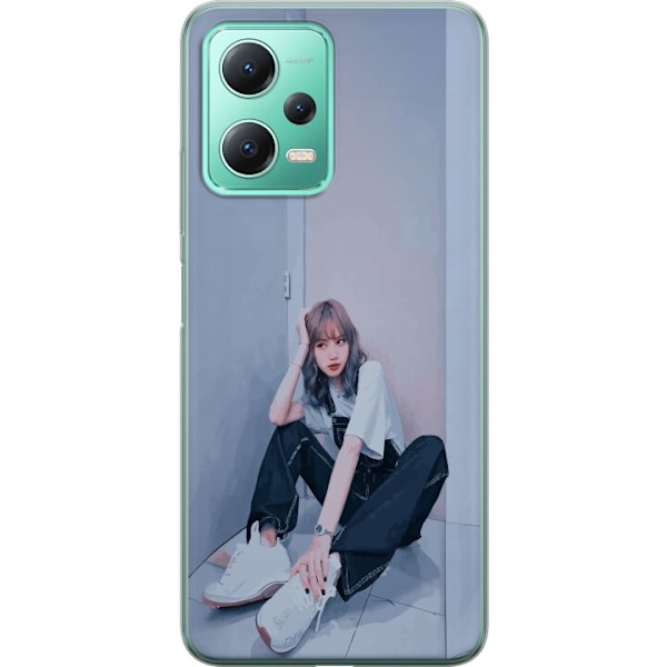 Xiaomi Redmi Note 12 Genomskinligt Skal Lisa from Blackpink – K-pop Style Icon