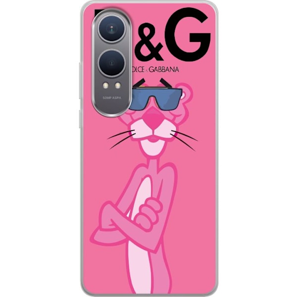 OnePlus Nord CE4 Lite Gjennomsiktig deksel Pink Panther