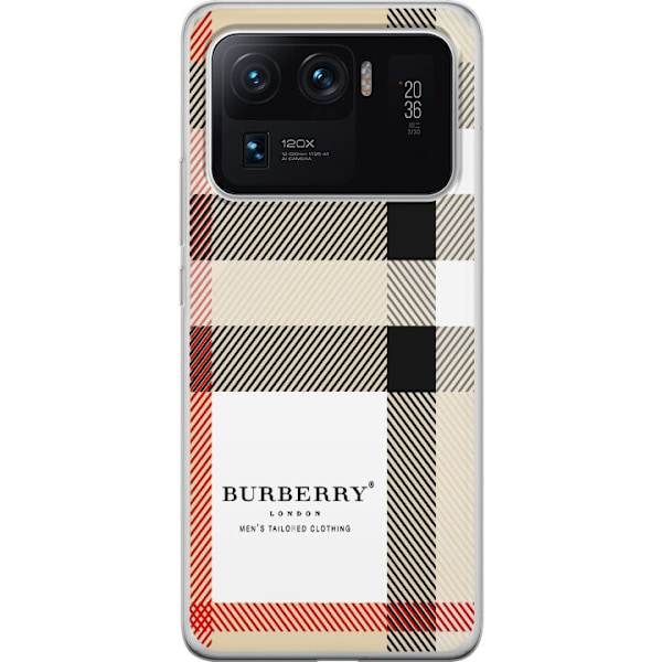 Xiaomi Mi 11 Ultra Gennemsigtig cover Burberry