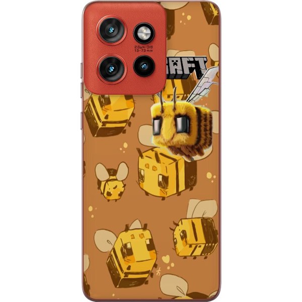 Motorola Edge 50 Neo Genomskinligt Skal Minecraft Bi