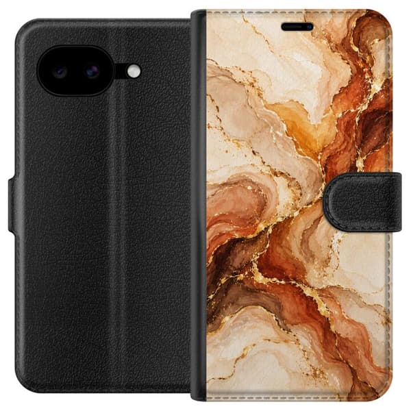 Kompatibelt Plånboksfodral till Google Pixel 10a Höstagat beige