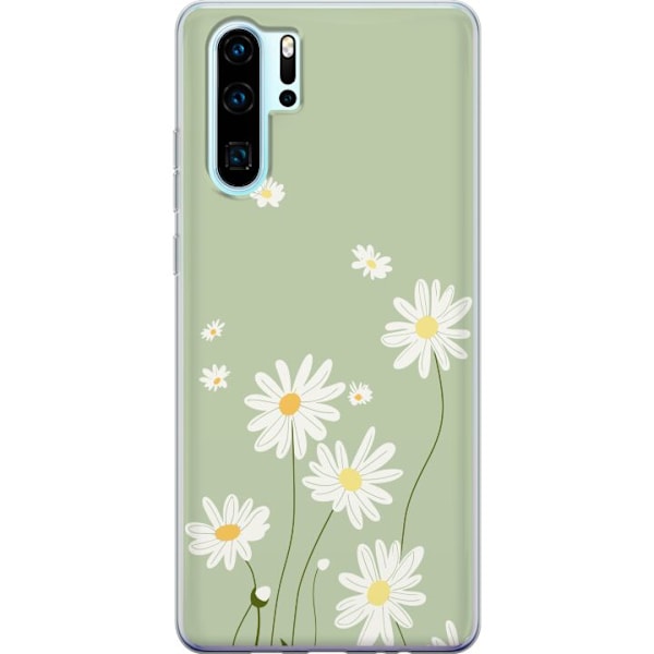 Huawei P30 Pro Läpinäkyvä kuori Papukaijanpaparit - kukallinen kuviointi ruotsalaiseen kesätyyliin