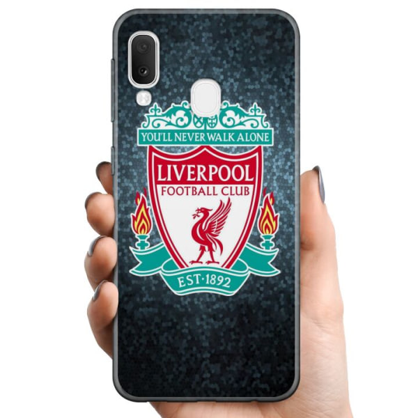 Samsung Galaxy A20e TPU Matkapuhelimen kuori Liverpoolin Jalka