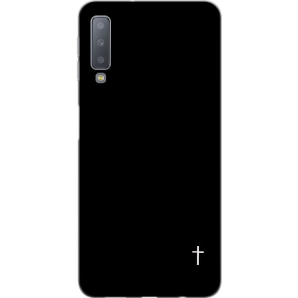 Samsung Galaxy A7 (2018) Gennemsigtig cover Kors