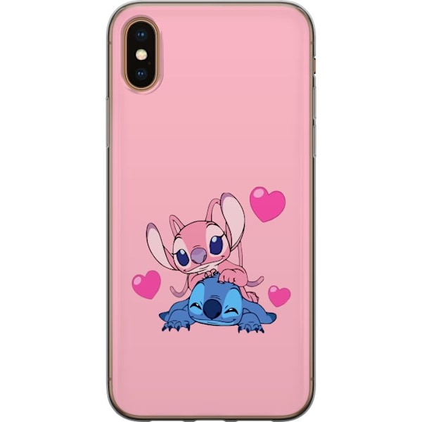 Apple iPhone XS Max Gjennomsiktig deksel Valentinsdag Stitch