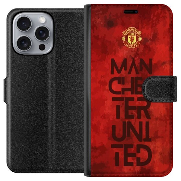 Apple iPhone 16 Pro Max Tegnebogsetui Manchester United