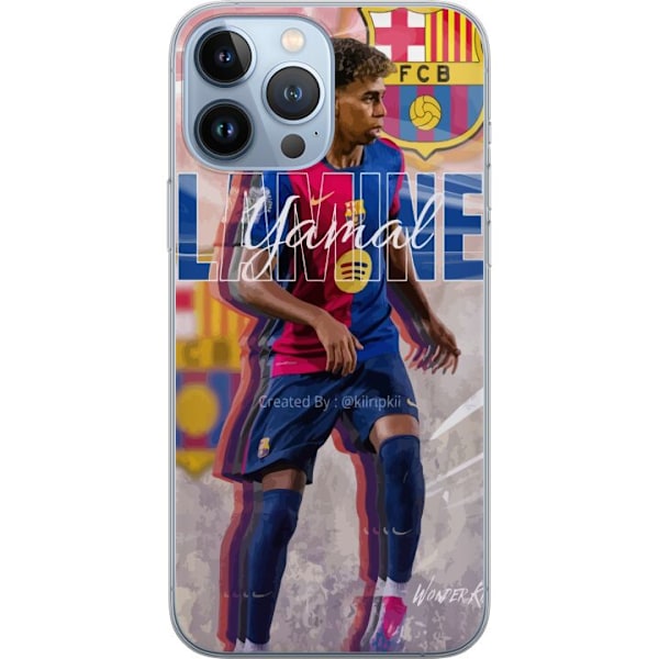 Apple iPhone 13 Pro Max Gjennomsiktig deksel Lamine Yamal FCB