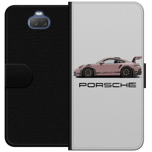 Sony Xperia 10 Plus Lommeboketui Porsche 911 Pink