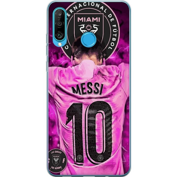 Huawei P30 lite Läpinäkyvä kuori Messi