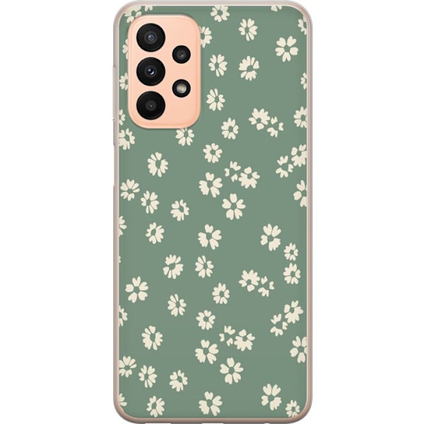Samsung Galaxy A23 Genomskinligt Skal Blomsterdröm – färgglatt blommönster