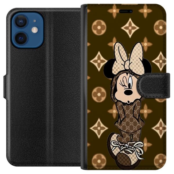 Kompatibel Tegnebogsetui til Apple iPhone 12 mini Mimmi Gris