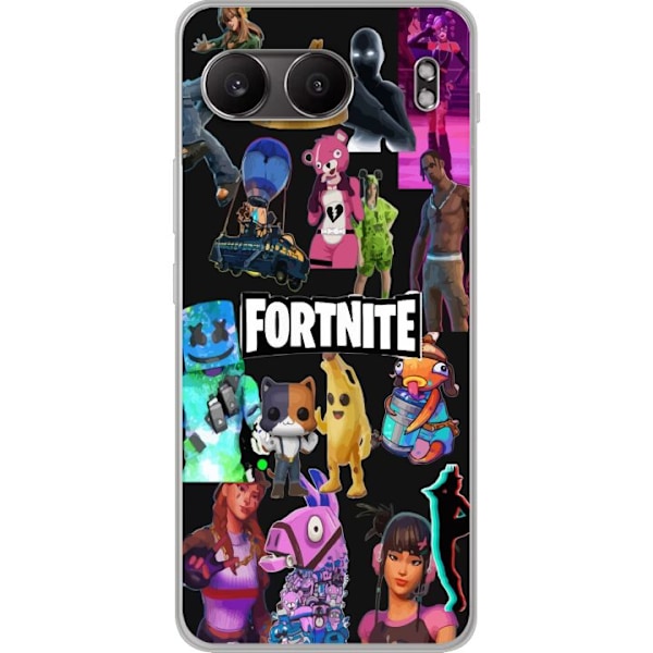 OnePlus Nord 4 Läpinäkyvä kuori Fortnite