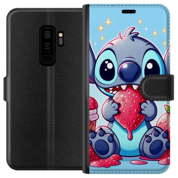 Kompatibelt Lommeboketui til Samsung Galaxy S9+ Strawberry Stitch