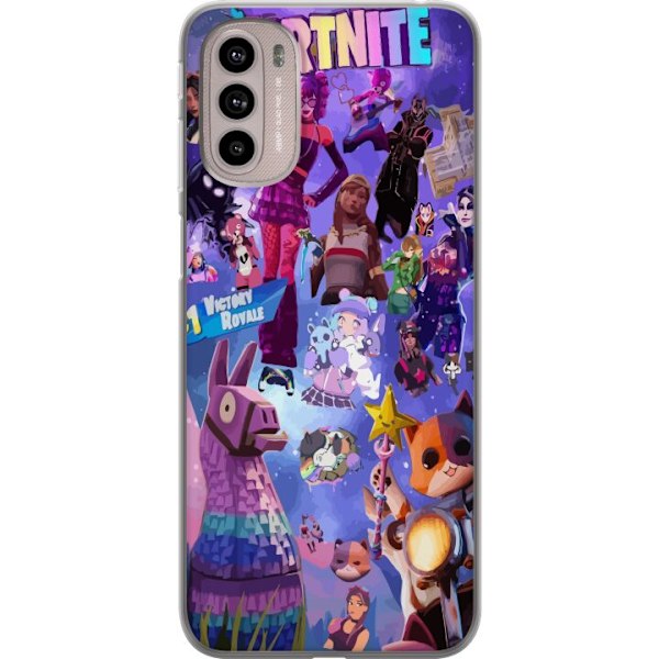 Motorola Moto G41 Läpinäkyvä kuori Fortnite