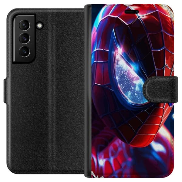 Kompatibel Tegnebogsetui til Samsung Galaxy S21+ 5G Spidermand