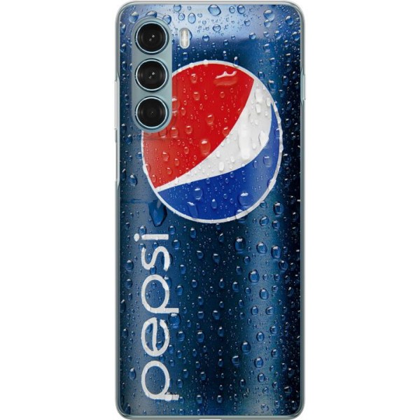 Motorola Moto G200 5G Läpinäkyvä kuori Pepsi Can