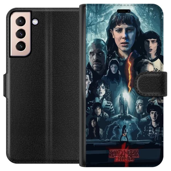 Kompatibelt Plånboksfodral till Samsung Galaxy S21 Stranger Things