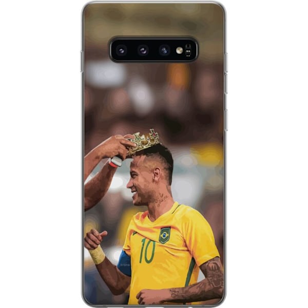 Samsung Galaxy S10 Genomskinligt Skal Neymar