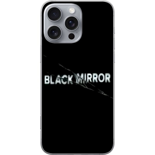 Apple iPhone 16 Pro Max Gennemsigtig cover Black Mirror