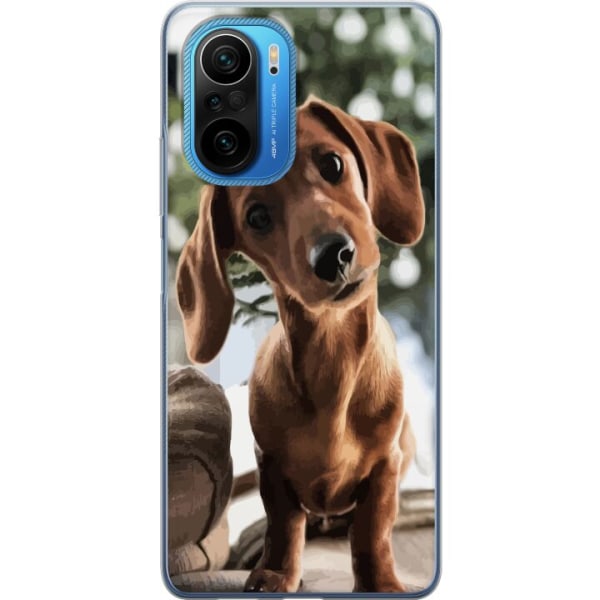 Xiaomi Poco F3 Gennemsigtig cover Ung Hund