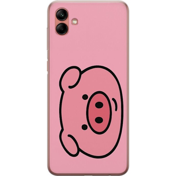 Samsung Galaxy A04 Läpinäkyvä kuori Kawaii Piggy