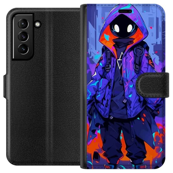 Kompatibel Tegnebogsetui til Samsung Galaxy S21+ 5G Anime