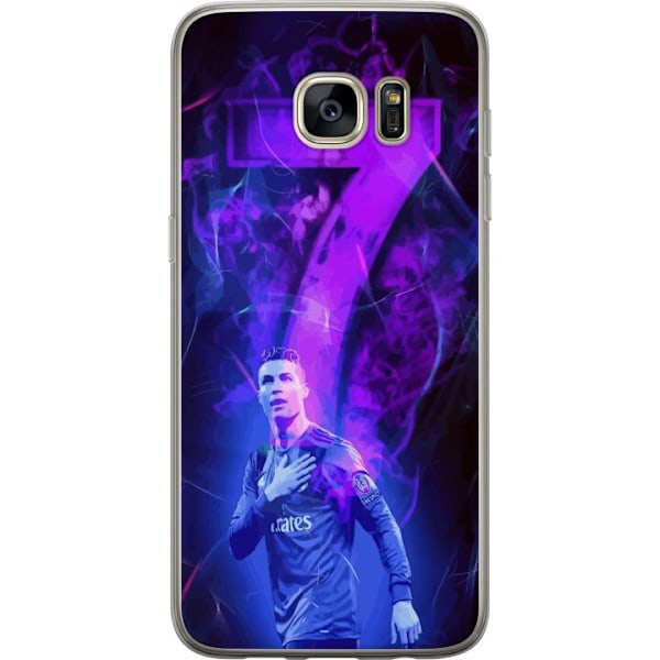 Samsung Galaxy S7 edge Läpinäkyvä kuori Ronaldo 7