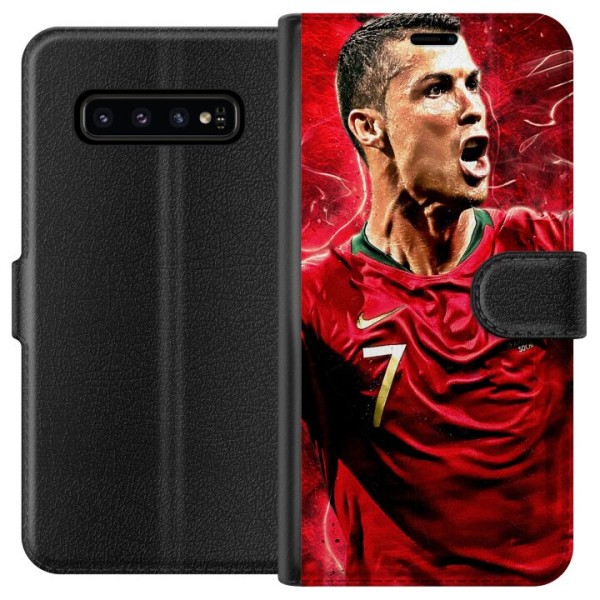Samsung Galaxy S10 Plånboksfodral Ronaldo