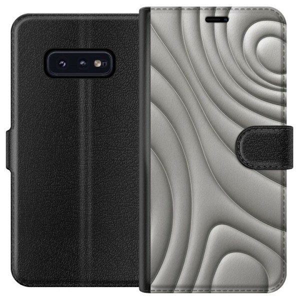 Samsung Galaxy S10e Tegnebogsetui Sølvbølger