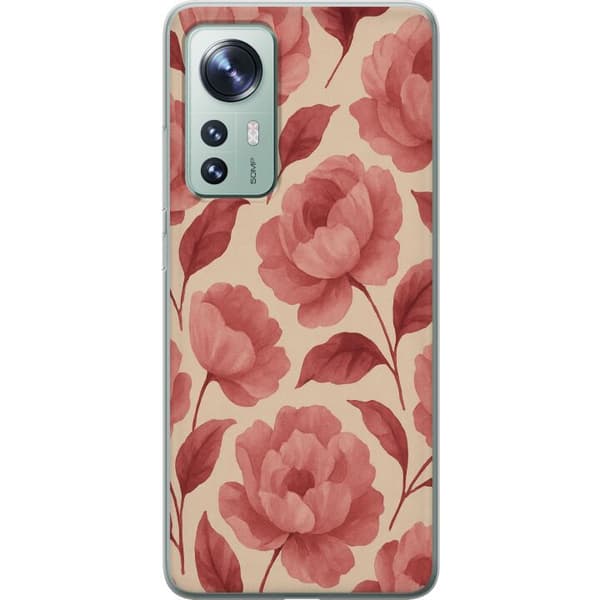 Kompatibelt Mobilskal till Xiaomi 12 Rose Bloom