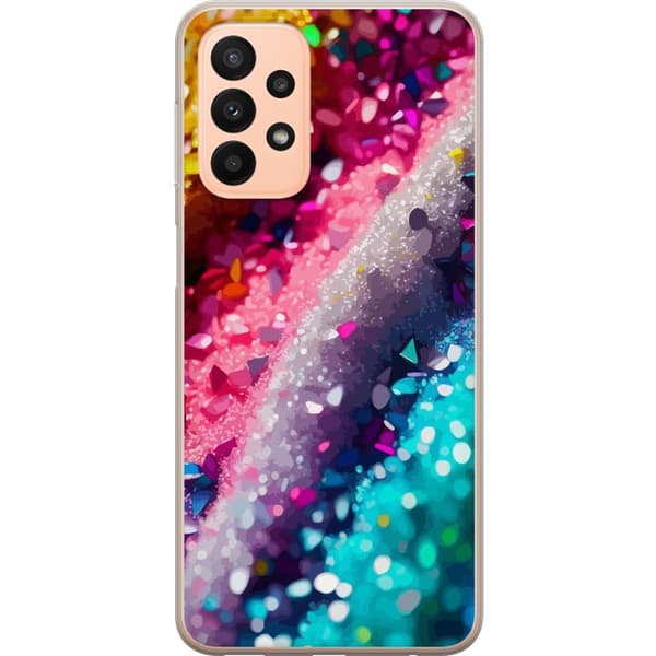 Kompatibelt Mobildeksel til Samsung Galaxy A23 Glitter