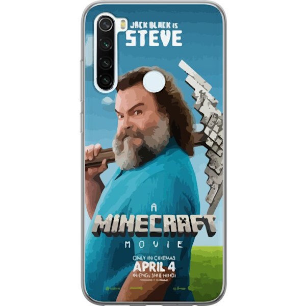 Xiaomi Redmi Note 8 Läpinäkyvä kuori Minecraft-elokuva