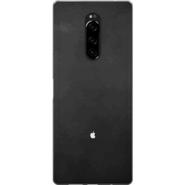 Sony Xperia 1 Gennemsigtig cover Apple Grey