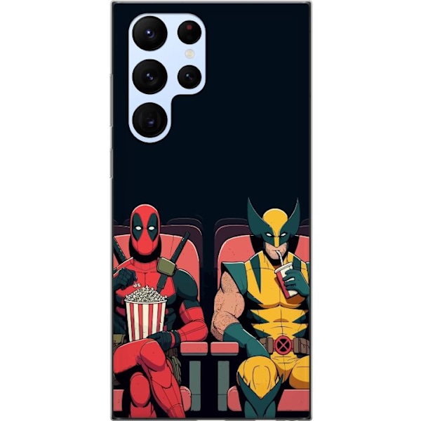 Samsung Galaxy S22 Ultra 5G Läpinäkyvä kuori Deadpool & Wol
