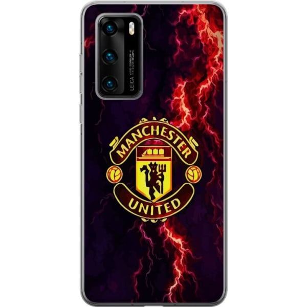 Huawei P40 Gjennomsiktig deksel Manchester United