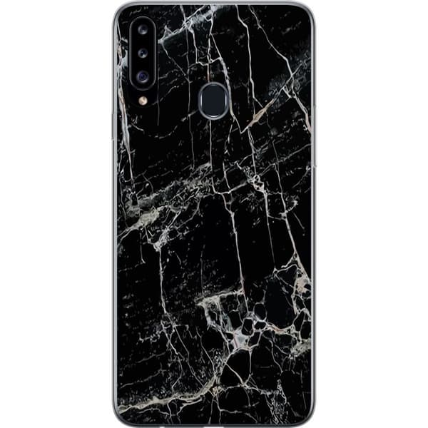 Kompatibelt Mobildeksel til Samsung Galaxy A20s Marmor Svart