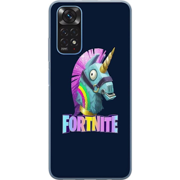 Xiaomi Redmi Note 11 Gennemsigtig cover Fortnite Hest