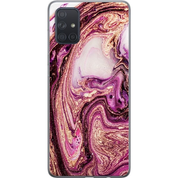 Samsung Galaxy A71 Läpinäkyvä kuori Kaava