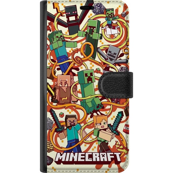 Motorola Moto G34 Tegnebogsetui Minecraft