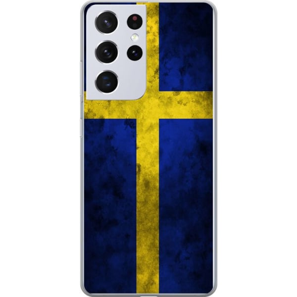 Samsung Galaxy S21 Ultra 5G Cover / Mobilcover - Sverige Flag