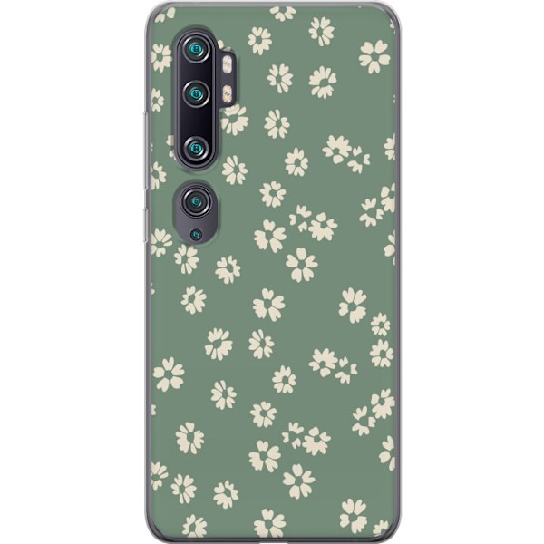 Xiaomi Mi Note 10 Genomskinligt Skal Blomsterdröm – färgglatt blommönster