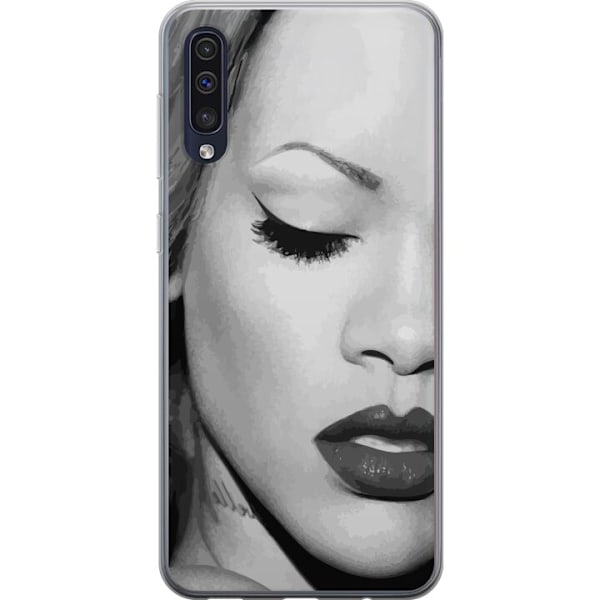 Samsung Galaxy A50 Läpinäkyvä kuori Rihanna – Aesthetic Edit 2025